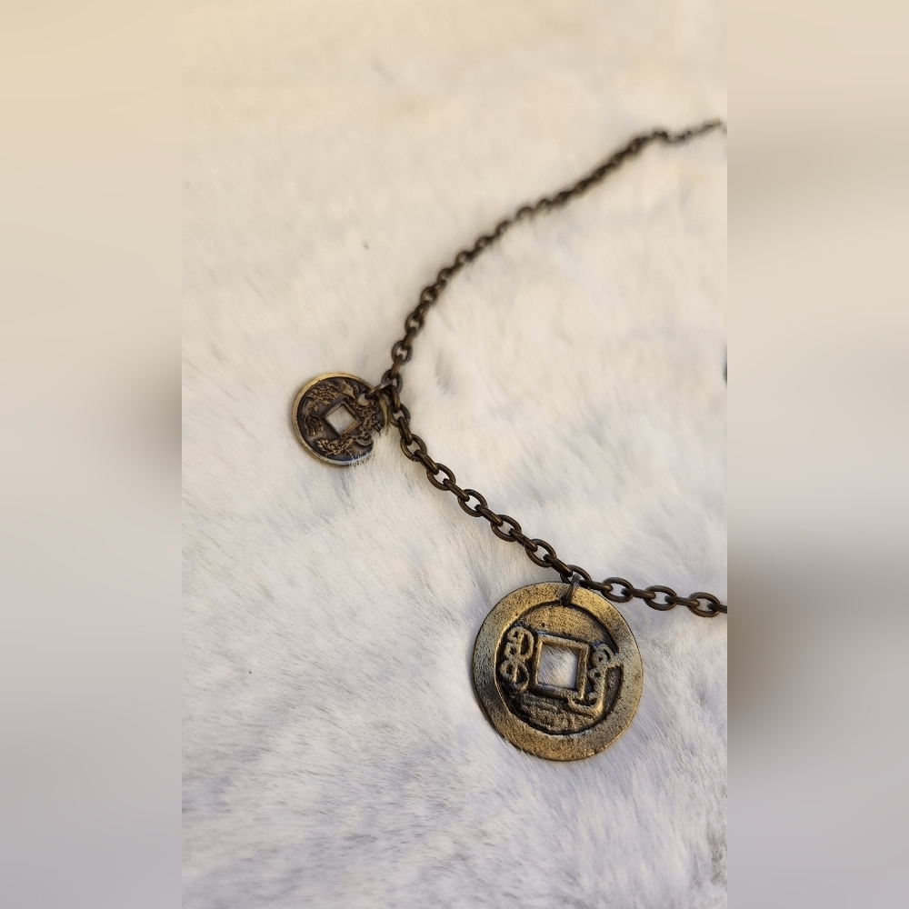 Vintage Asian Inspired Necklace and Earrings - Picture 7 of 8